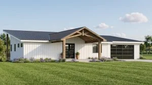 CHD-24475 Beach House Plan – Front Elevation