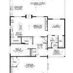 CHD-24480 Beach House Plan – Main Floor Plan