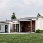 CHD-24480 Beach House Plan – Front Elevation