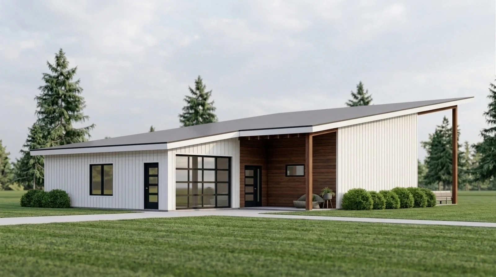 CHD-24480 Beach House Plan – Front Elevation