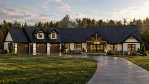 CHD-24519 Craftsmen House Plan – Front Elevation