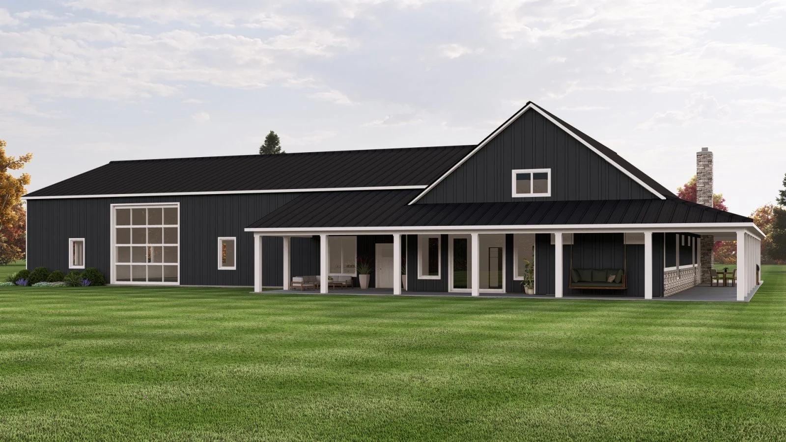 CHD-2472 Barndominium House Plan – Photo 2