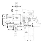 CHD-2502 Beach House Plan – First Floor Plan