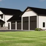 CHD-25108 Barndominium House Plan – Photo 1