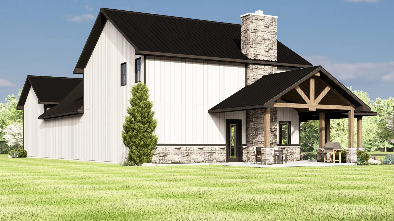 CHD-25108 Barndominium House Plan – Photo 3