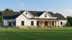 CHD-25113 Cottage House Plan – Front Elevation