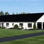 CHD-25132 Barndominium House Plan – Photo 1