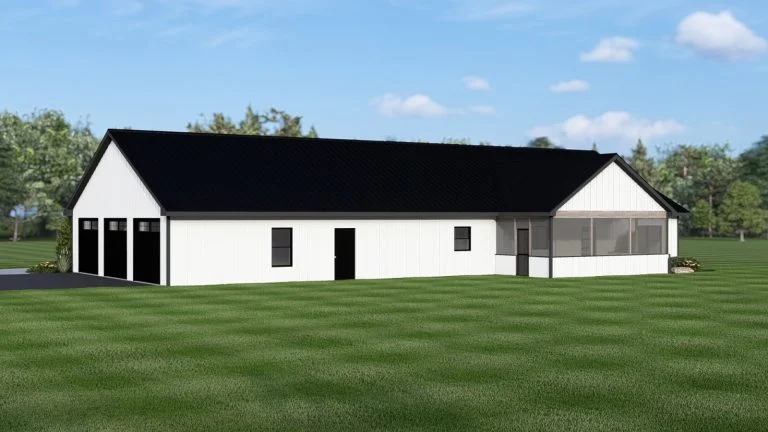 CHD-25132 Barndominium House Plan – Photo 2