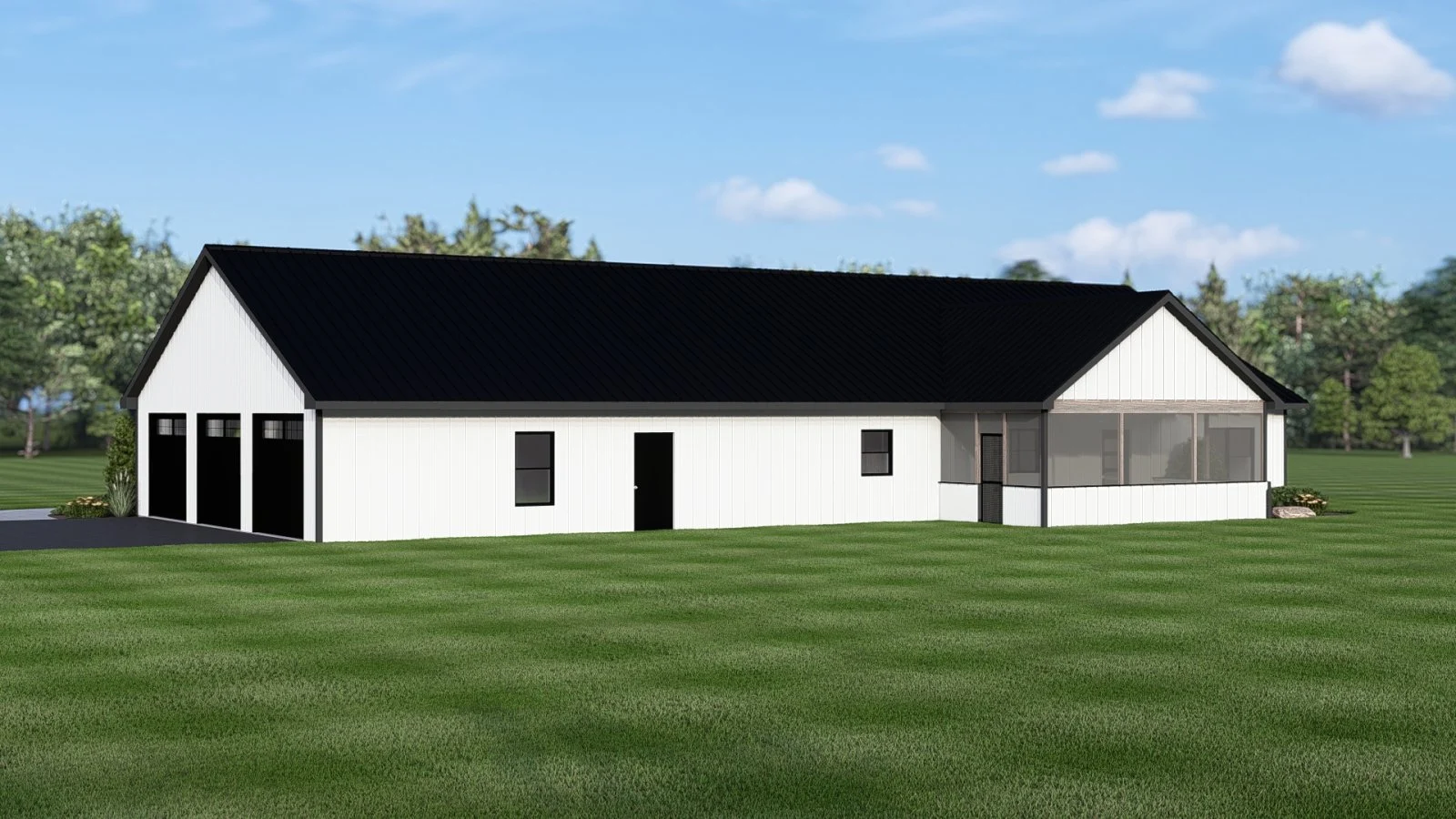 CHD-25132 Barndominium House Plan – Photo 2