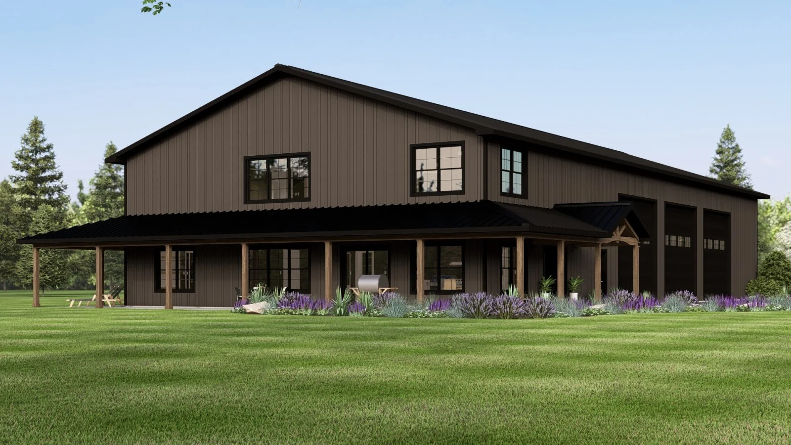 CHD-25136 Barndominium House Plan – Photo 4