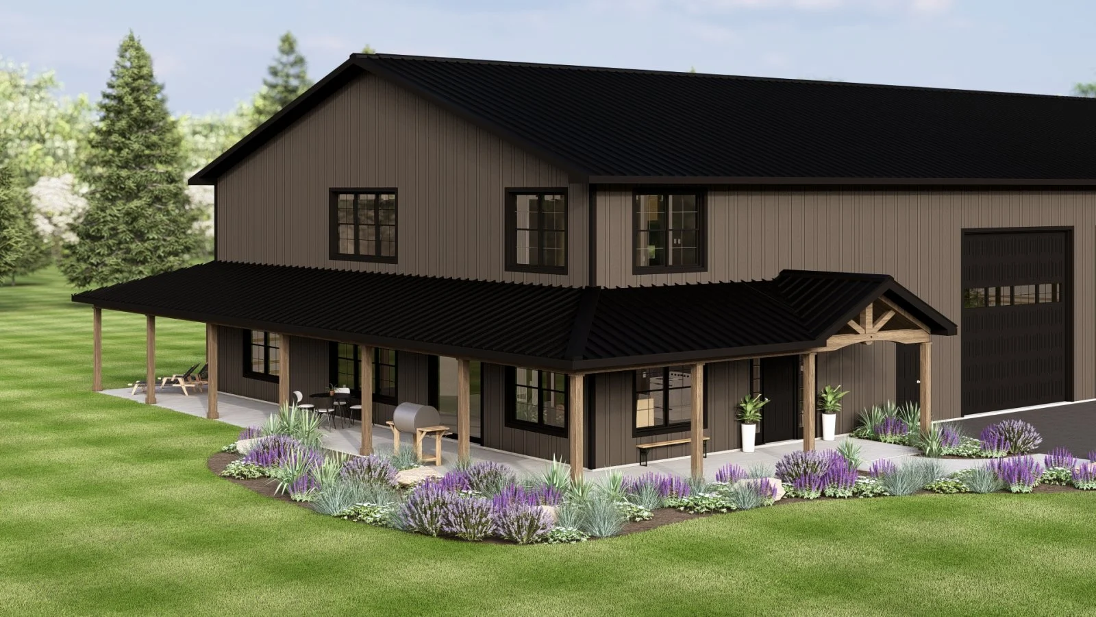 CHD-25136 Barndominium House Plan – Photo 5