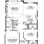 CHD-25139 Beach House Plan – First Floor Plan
