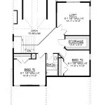 CHD-25139 Beach House Plan – Second Floor Plan