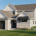 CHD-25139 Beach House Plan – Front Elevation