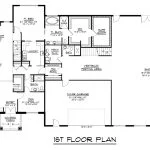 CHD-25140 Barndominium House Plan – First Floor Plan