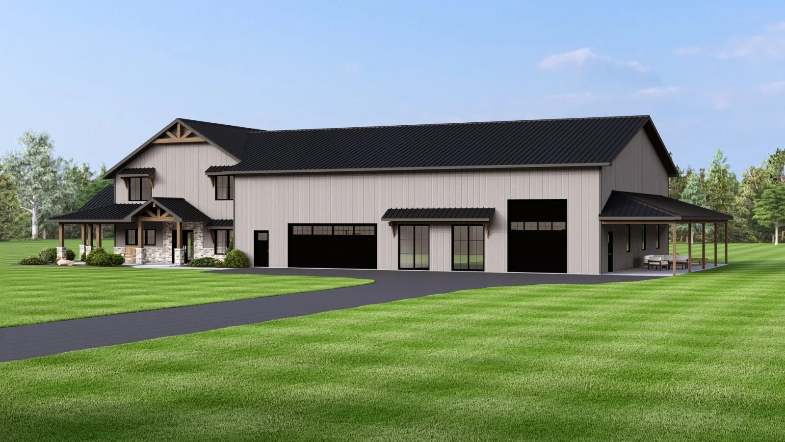 CHD-25140 Barndominium House Plan – Photo 5