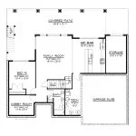 CHD-25146 Beach House Plan – Basement Floor Plan