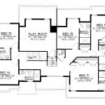 CHD-25146 Beach House Plan – Second Floor Plan