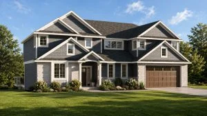 CHD-25146 Beach House Plan – Front Elevation