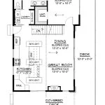 CHD-25147 Beach House Plan – Main Floor Plan