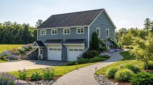 CHD-25151 Beach House Plan – Front Elevation