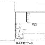 CHD-25155 Barndominium House Plan – Basement Floor Plan