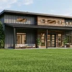 CHD-25178 Beach House Plan – Front Elevation