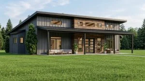 CHD-25178 Beach House Plan – Front Elevation
