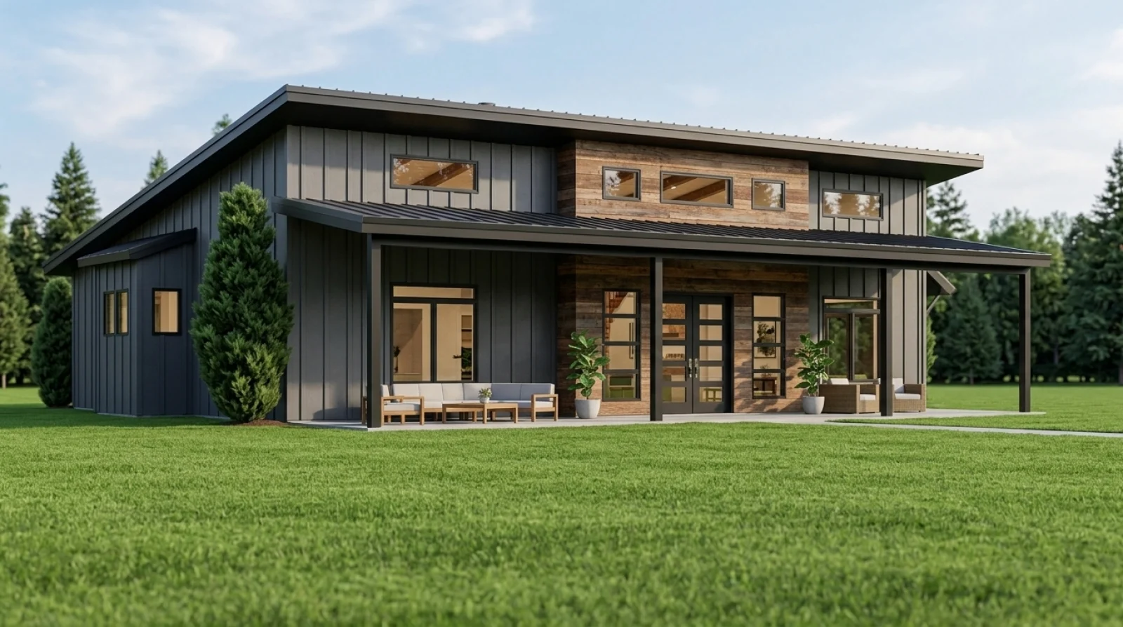CHD-25178 Beach House Plan – Front Elevation