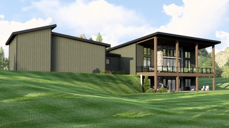 CHD-25181 Contemporary House Plan – Photo 3