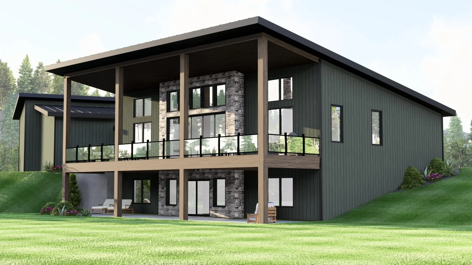 CHD-25181 Contemporary House Plan – Photo 4