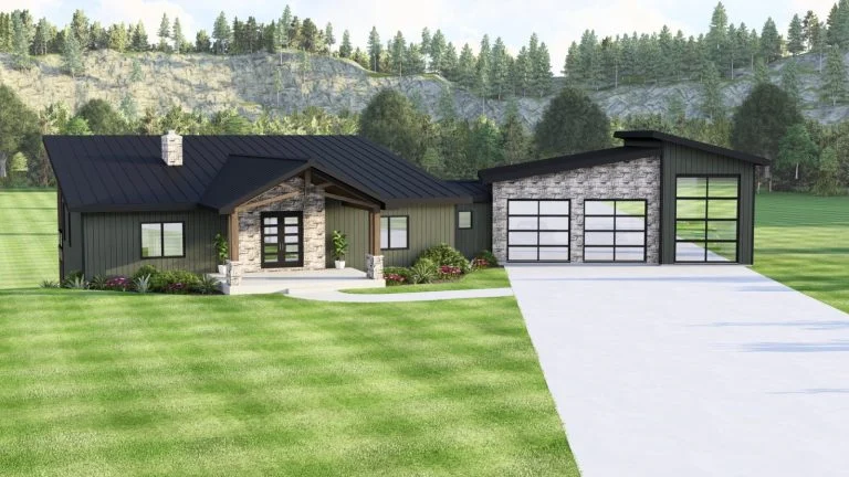 CHD-25181 Contemporary House Plan – Photo 5