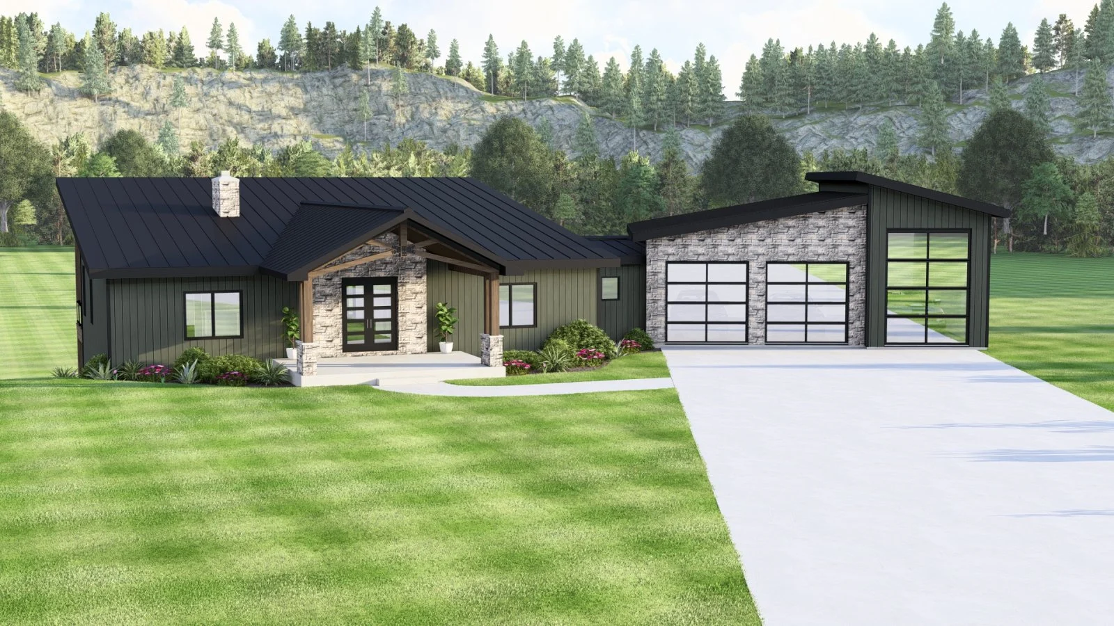 CHD-25181 Contemporary House Plan – Photo 5