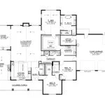 CHD-25182 Cottage House Plan – Main Floor Plan