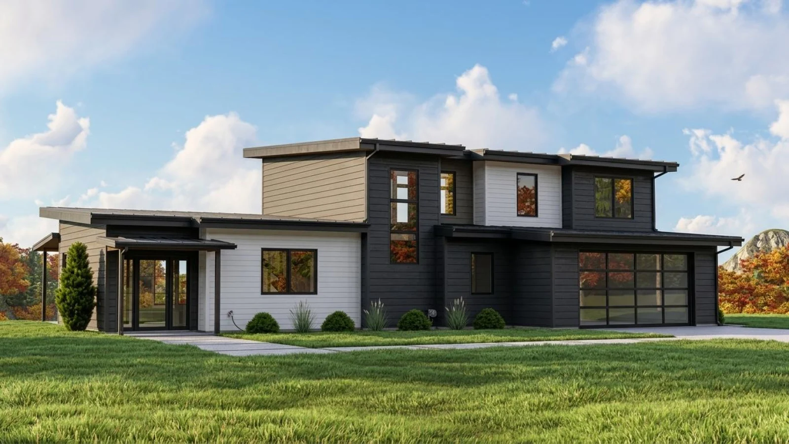 CHD-25186 Beach House Plan – Front Elevation