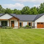CHD-25190 Contemporary House Plan – Front Elevation