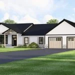 CHD-25190 Contemporary House Plan – Photo 1
