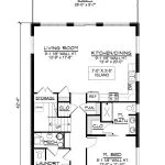 CHD-25191 Beach House Plan – First Floor Plan
