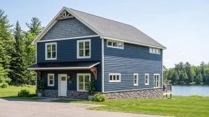CHD-25191 Beach House Plan – Front Elevation