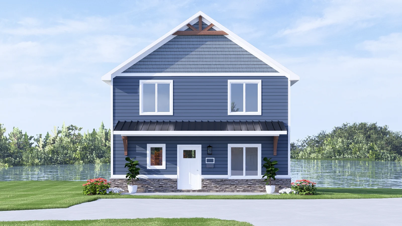 CHD-25191 Beach House Plan – Photo 1