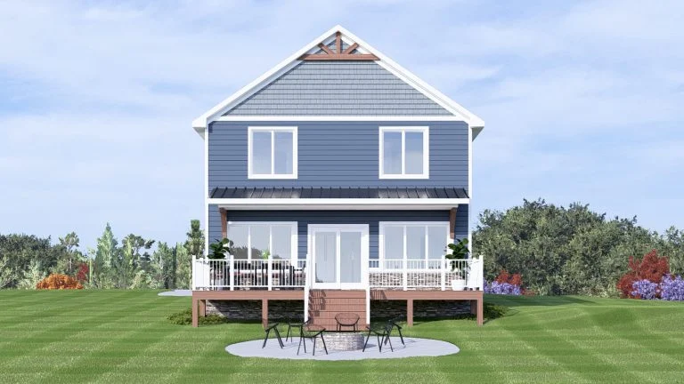 CHD-25191 Beach House Plan – Photo 4