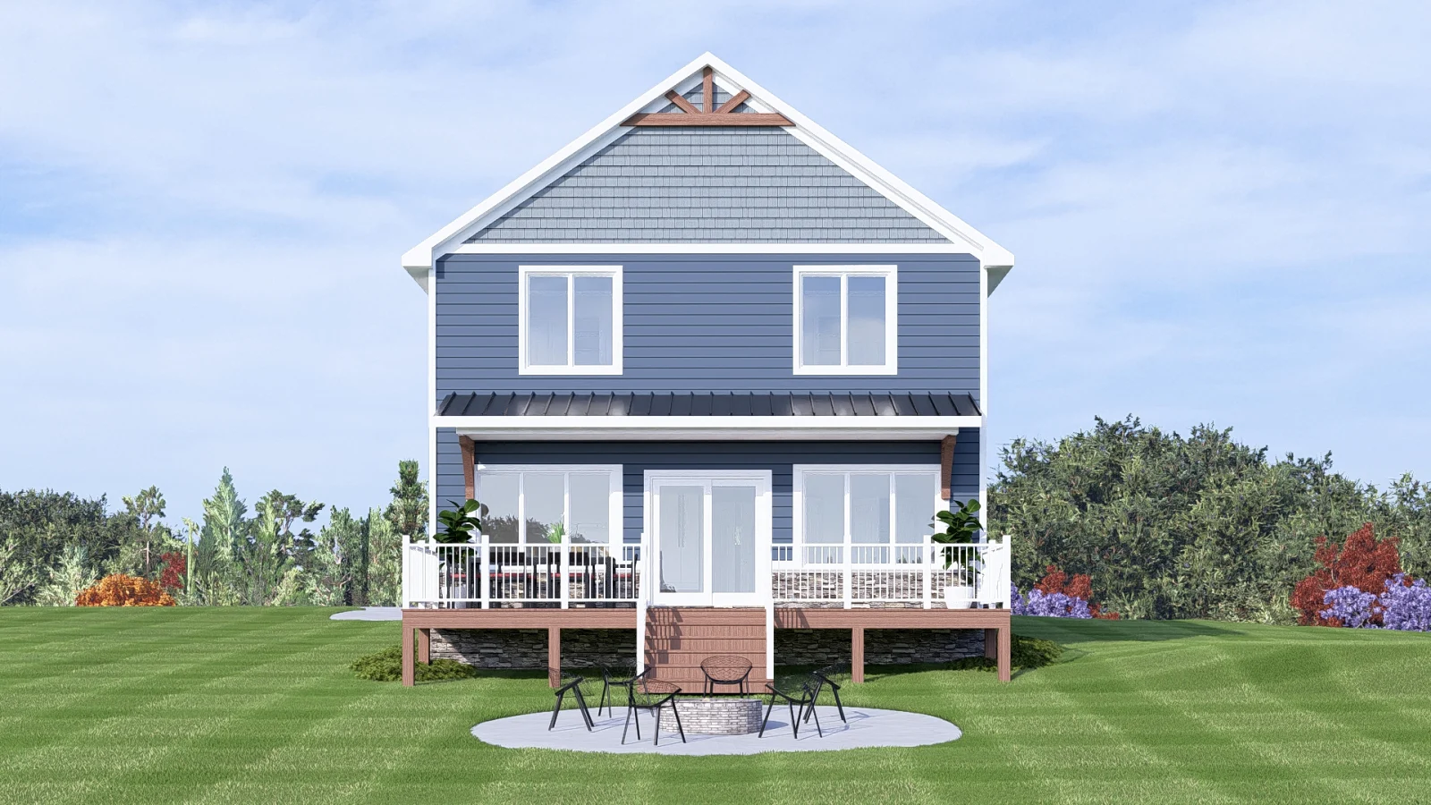 CHD-25191 Beach House Plan – Photo 4