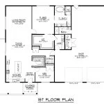 CHD-25195 Barndominium House Plan – Main Floor Plan