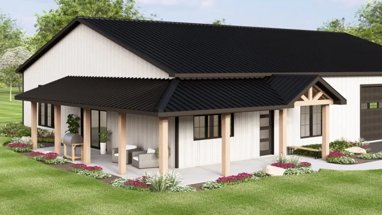 CHD-25195 Barndominium House Plan – Photo 4