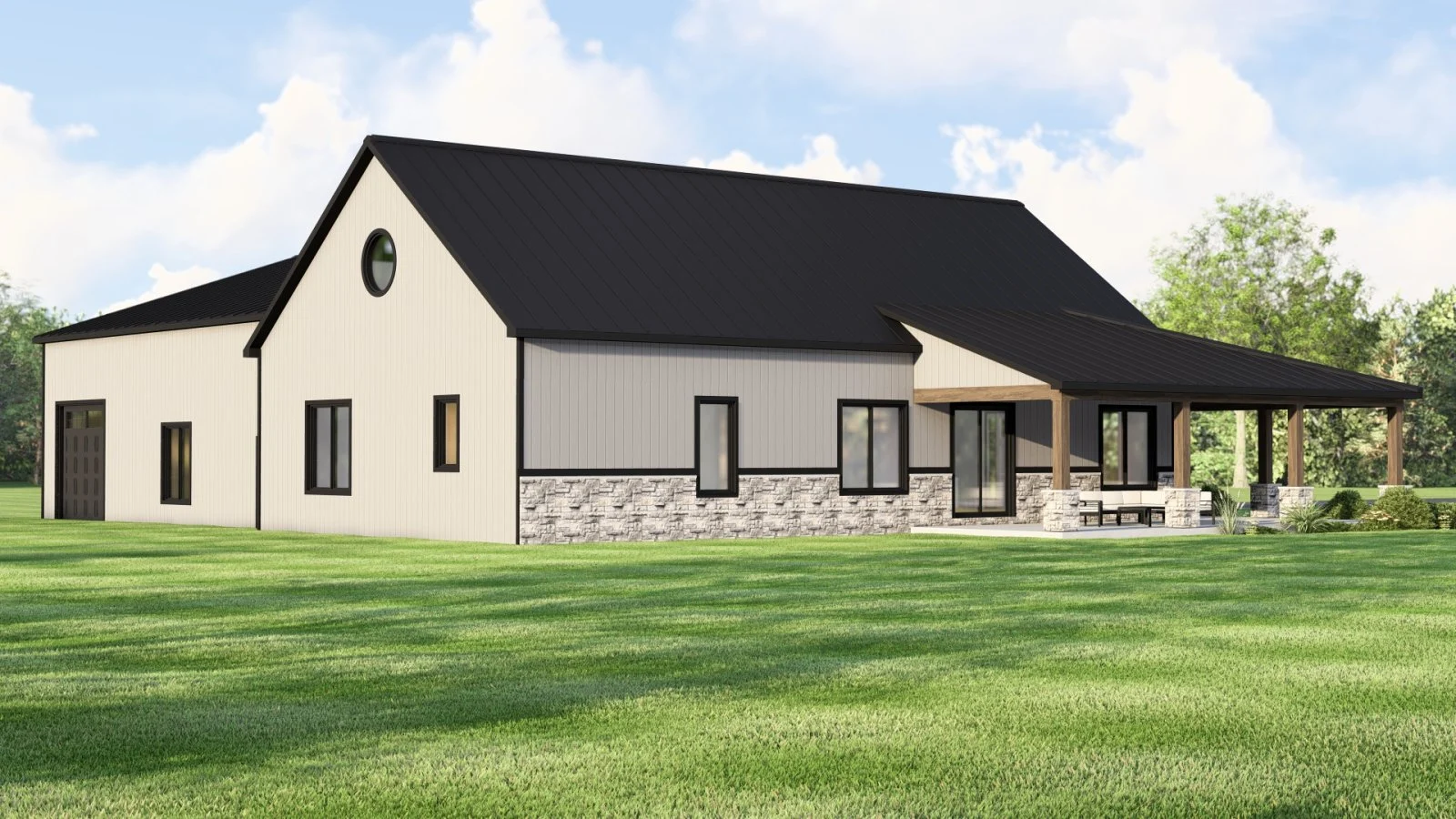 CHD-25196 Barndominium House Plan – Photo 2