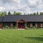 CHD-25198 Country House Plan – Front Elevation