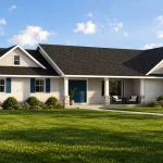CHD-25261 Country House Plan – Front Elevation