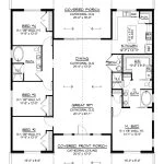 CHD-25263 Contemporary House Plan – Main Floor Plan
