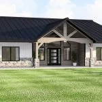 CHD-25263 Contemporary House Plan – Photo 1