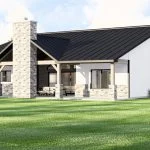 CHD-25263 Contemporary House Plan – Photo 2